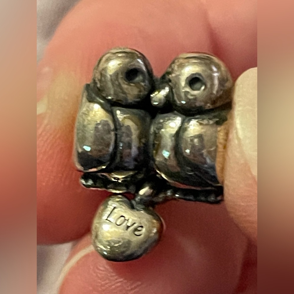 Pandora Love Birds Charm Sterling Silver
